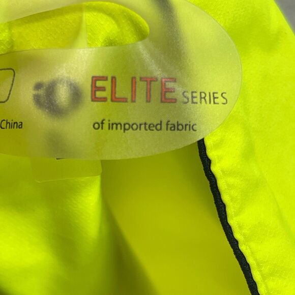 Pearl Izumi Elite Barrier Cycling 2 Piece Suit Men L/M Neon Yellow Pants Jacket - Picture 10 of 16